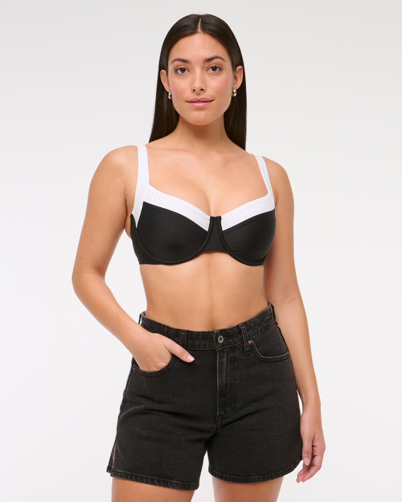 Curve Love Wide Strap Underwire Bikini Top