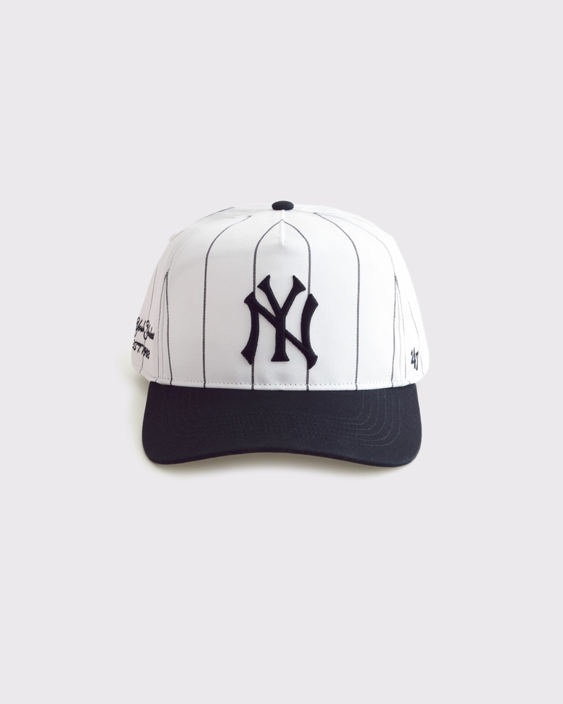 white and deep navy stripe