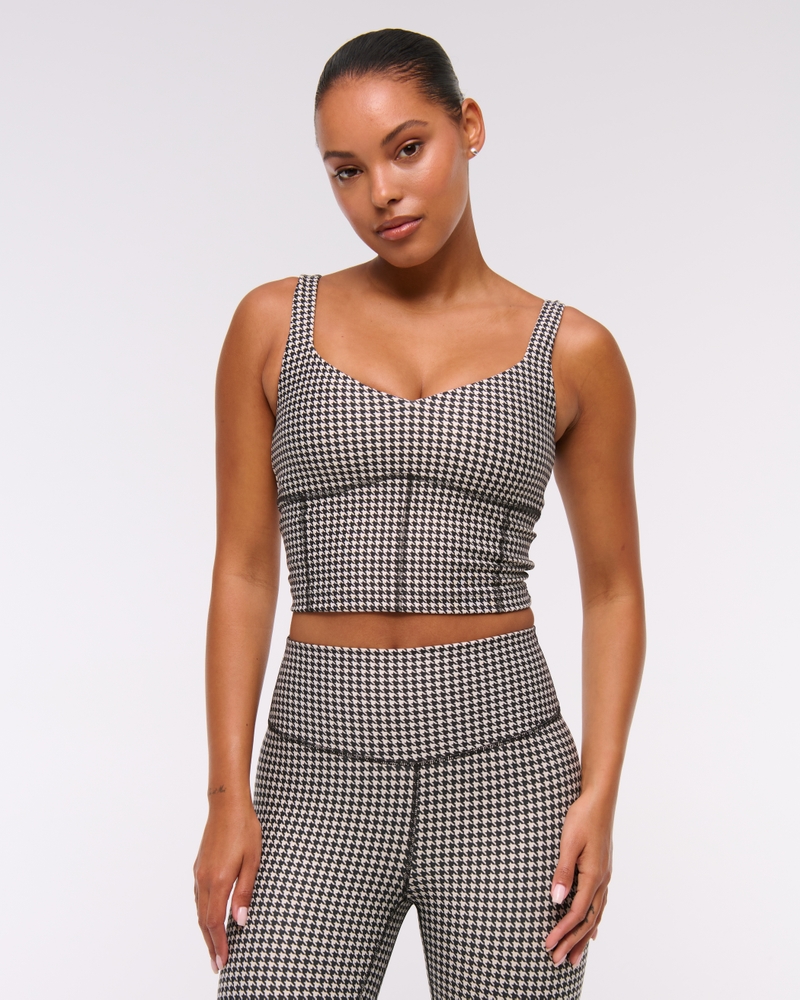 black houndstooth