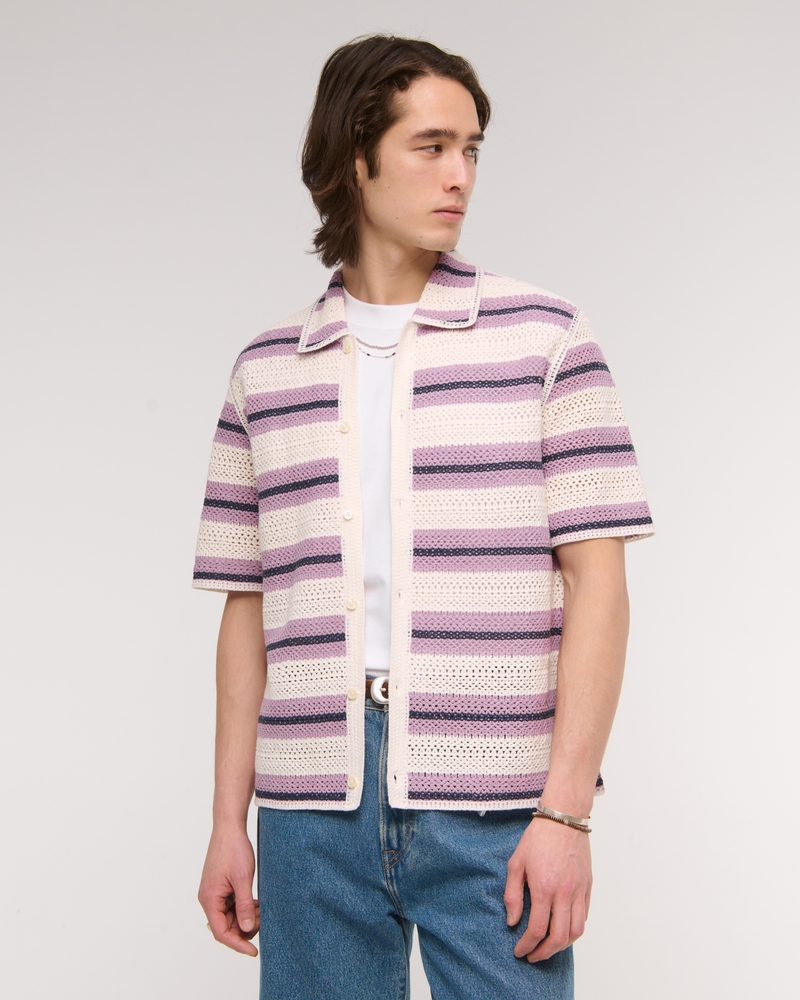 light purple stripe