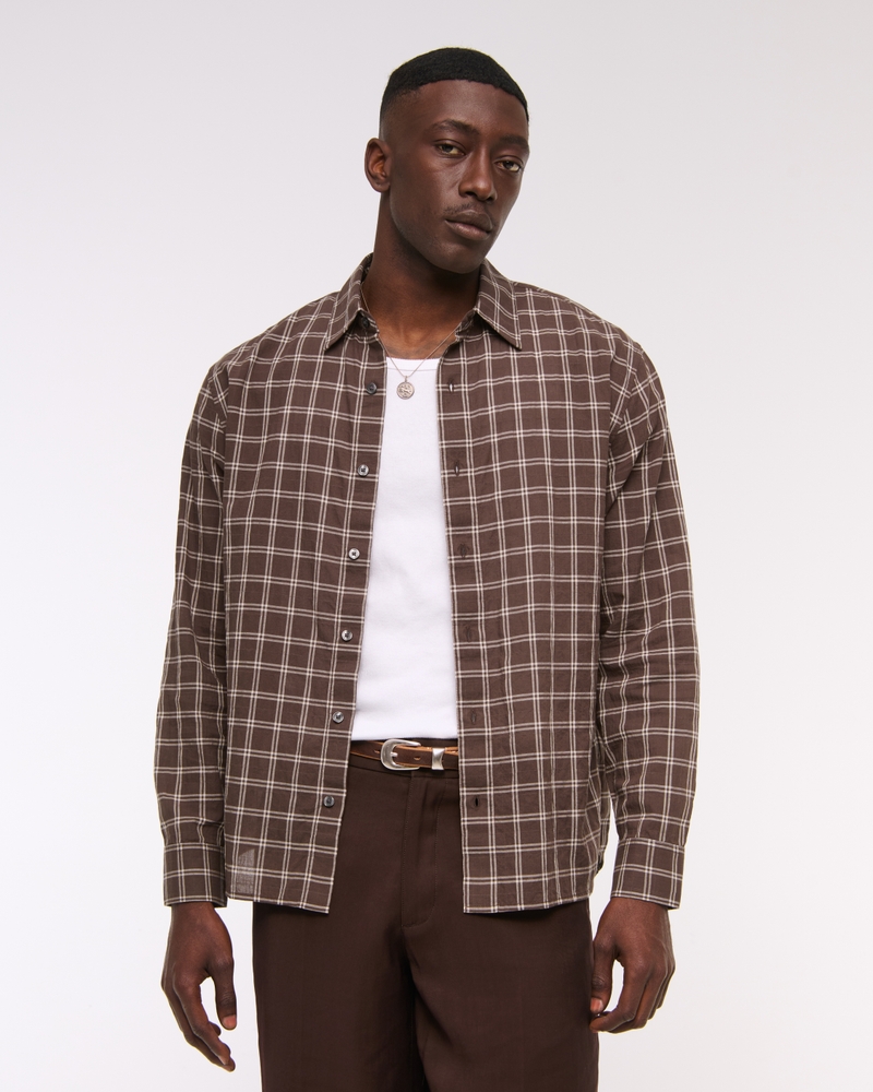 brown plaid