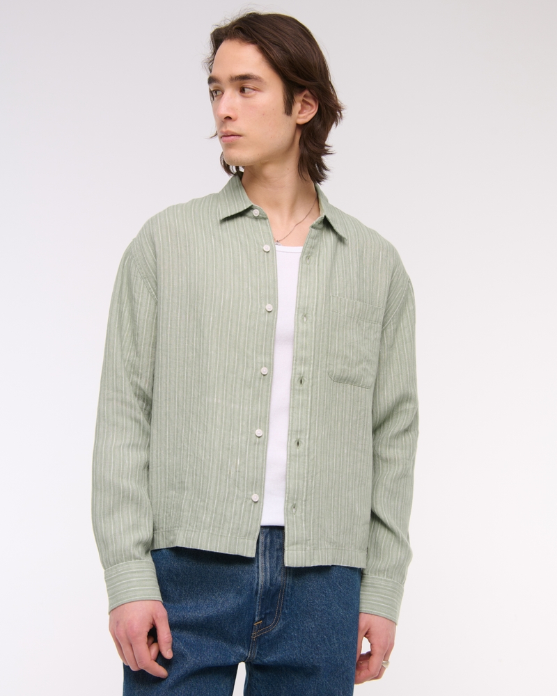 slate green stripe