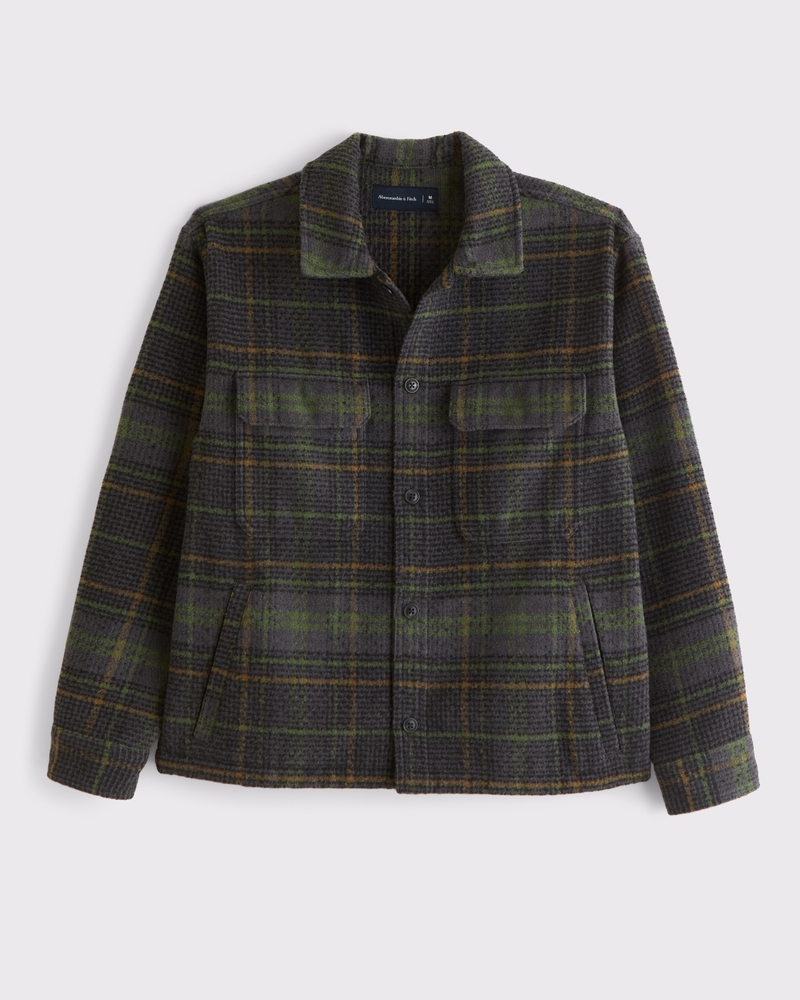 dark gray plaid