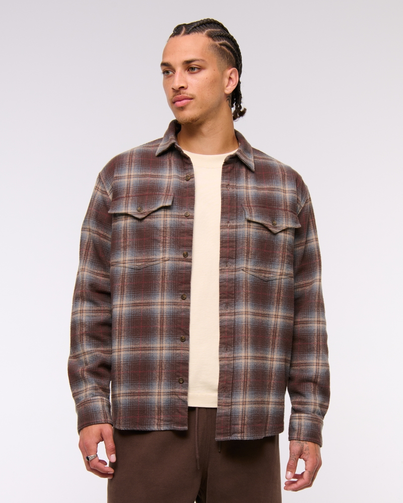brown plaid