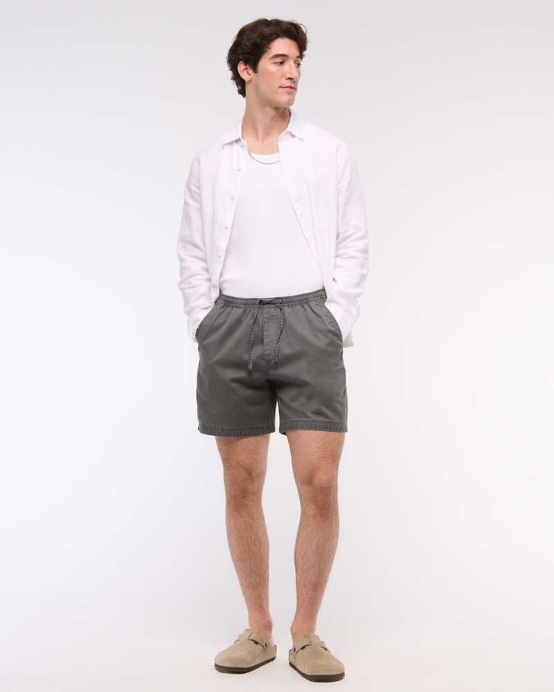 Cotton-Blend Pull-On Short