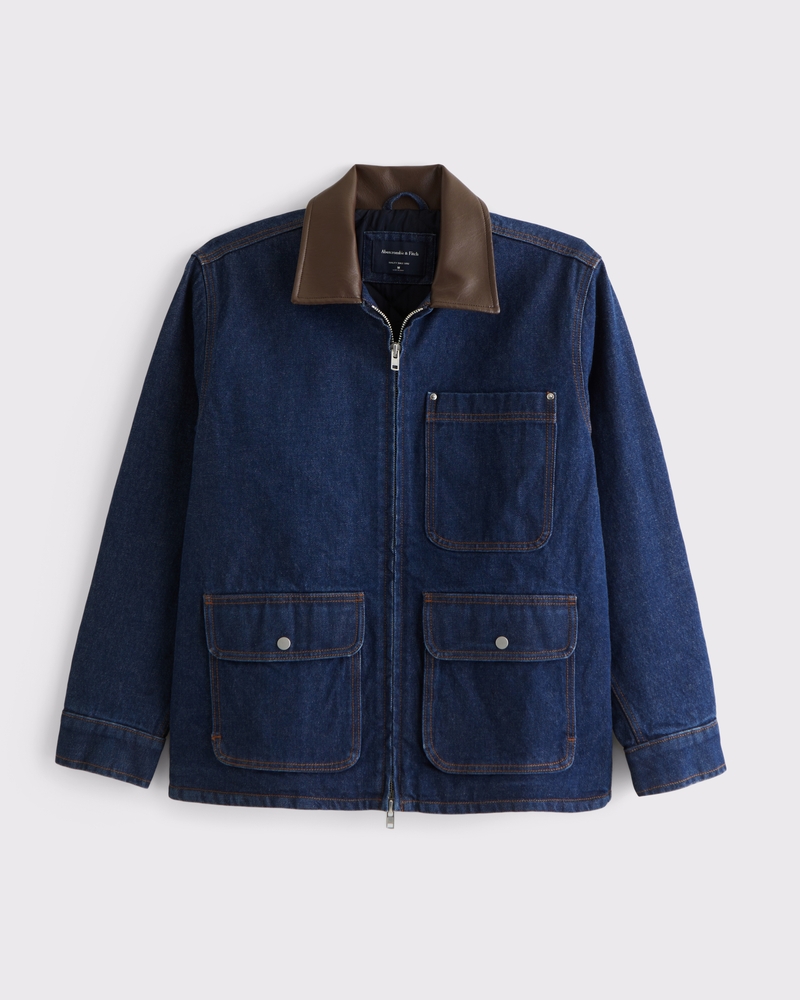 Mid-Length Zip Barn Jacket