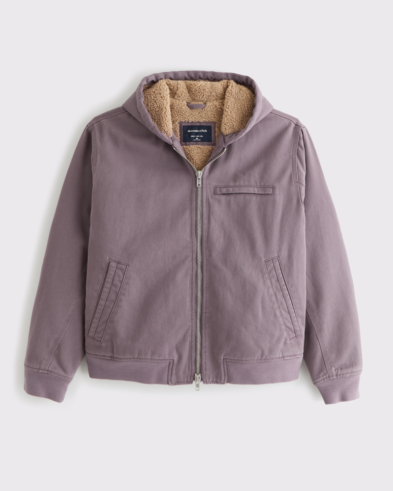 Hooded Workwear Bomber Jacket
