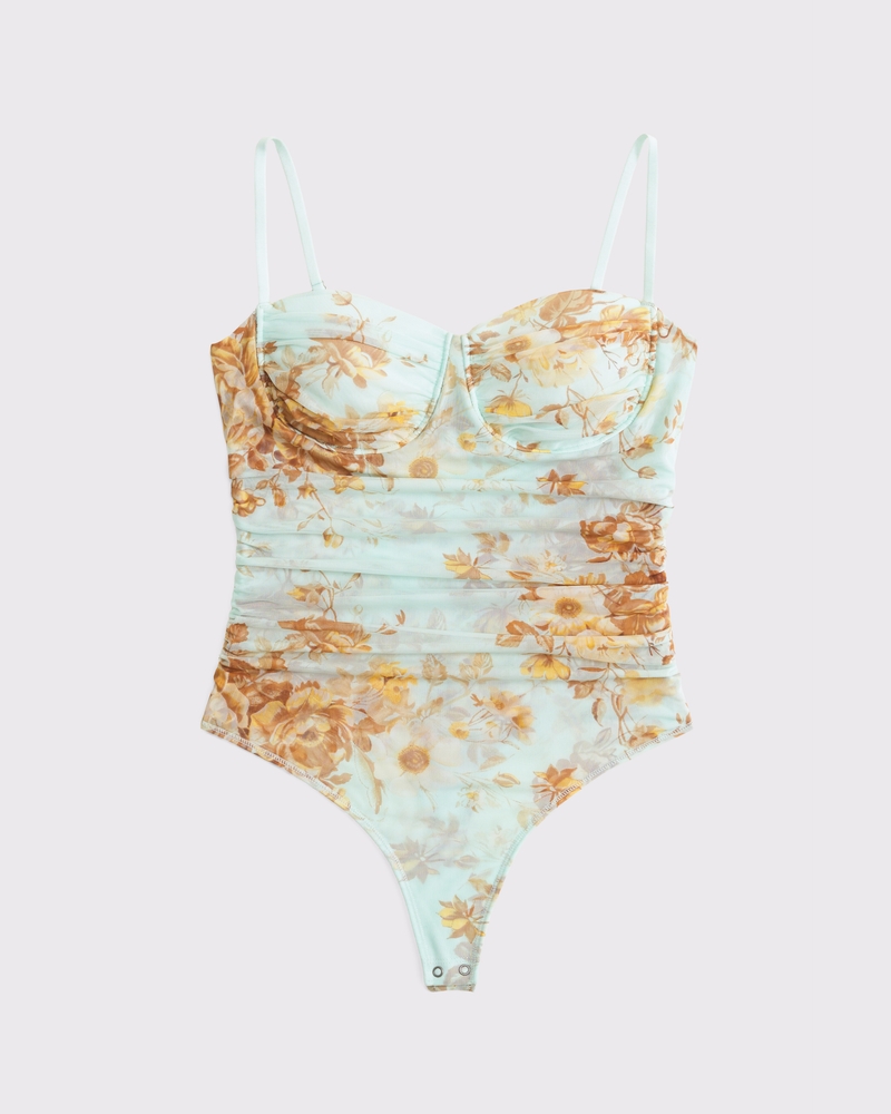 aqua floral