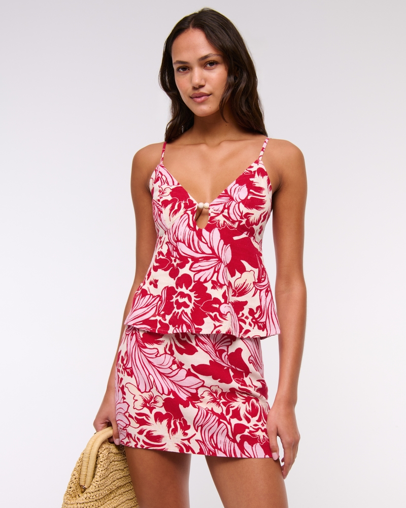 red floral