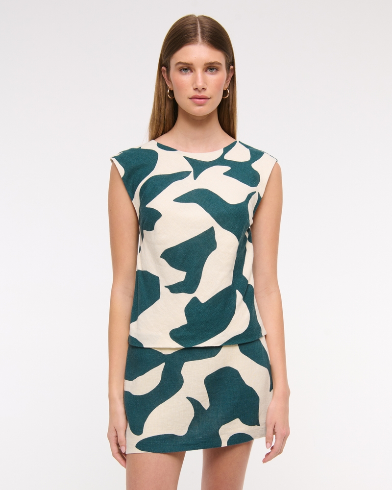 teal pattern