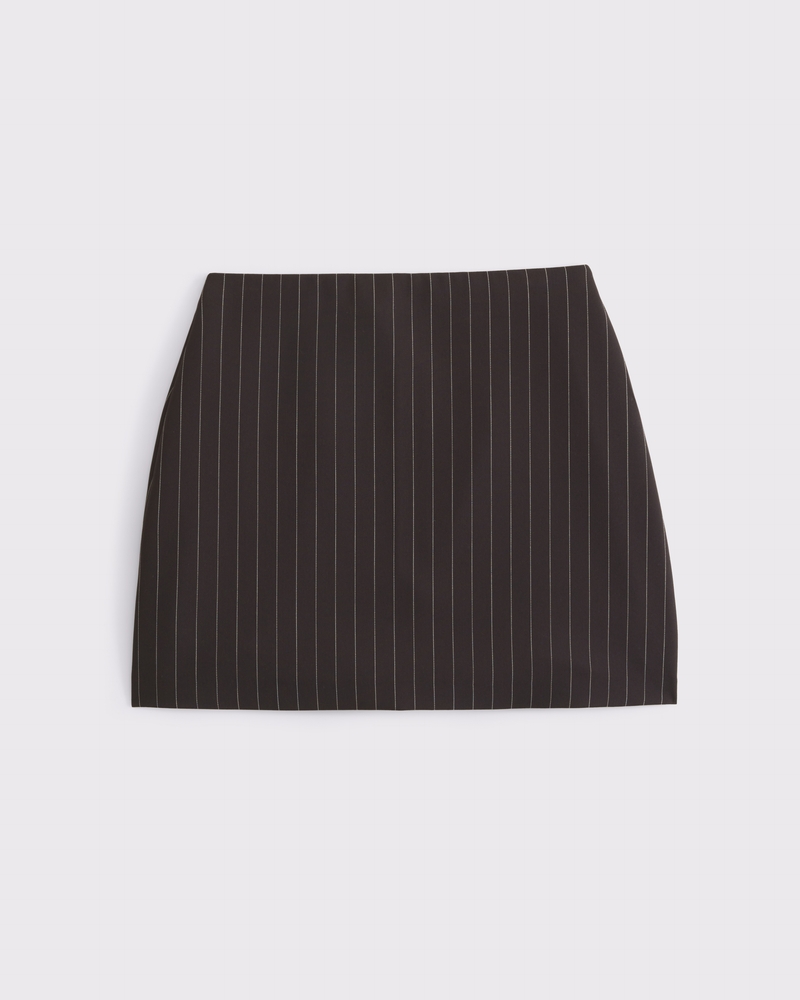 dark brown pinstripe