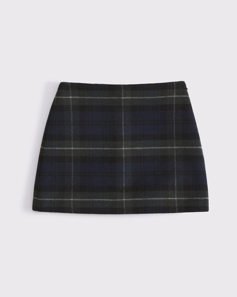 navy plaid