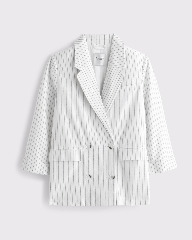 white pinstripe