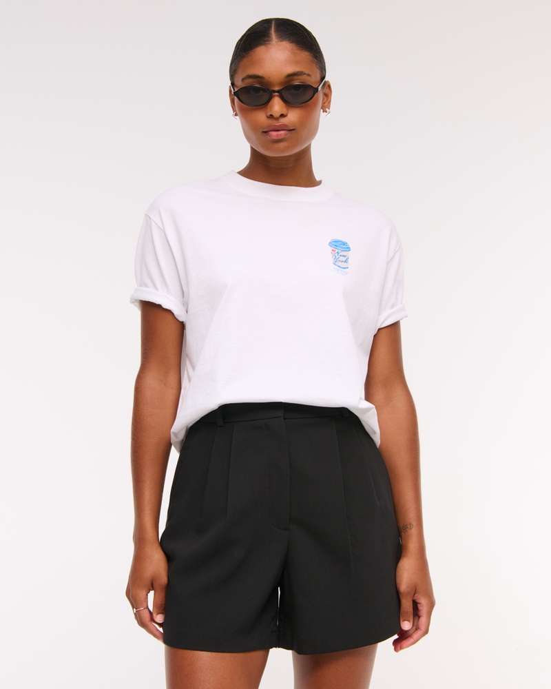 Curve Love A&F Sloane Tailored Short
