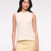 Textural Crew Sweater Shell Tank