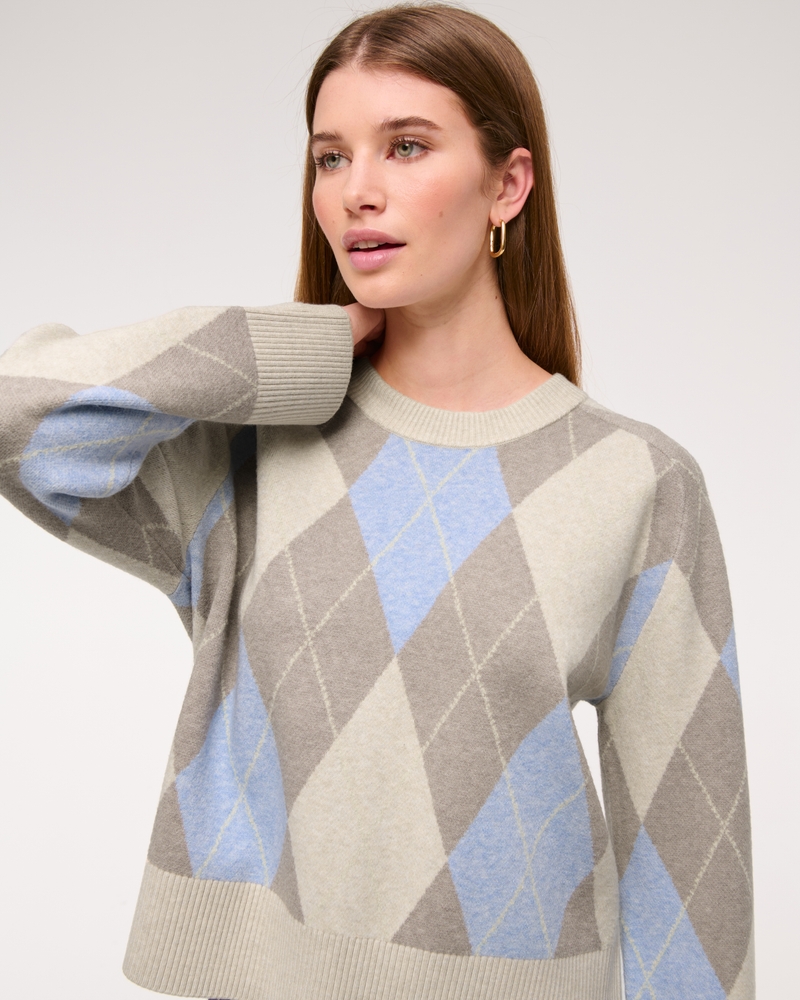 The A&F Madeline Textural Crew Sweater