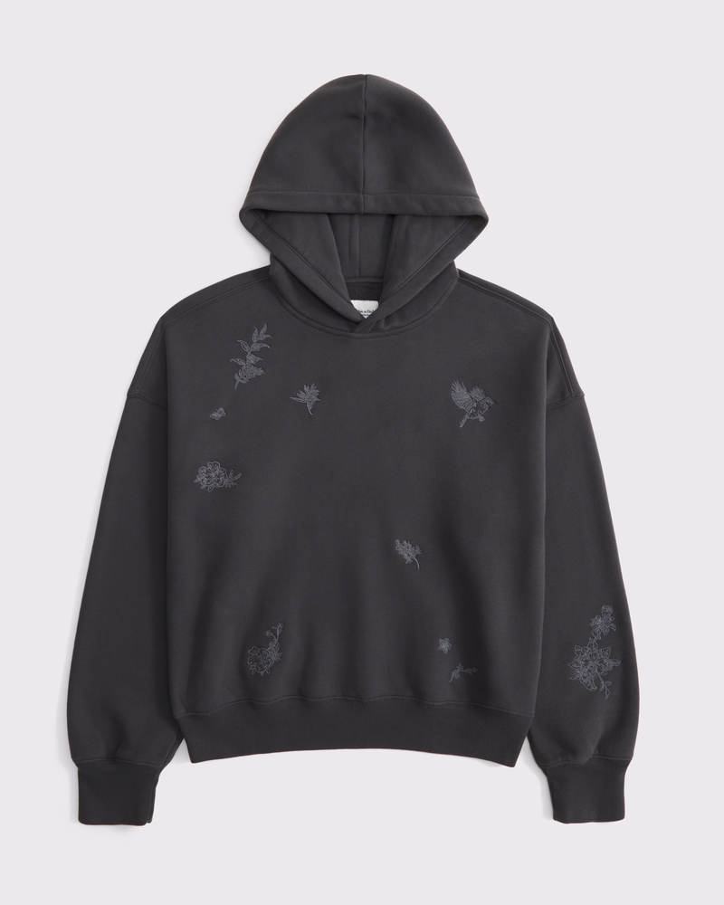 dark gray embroidery