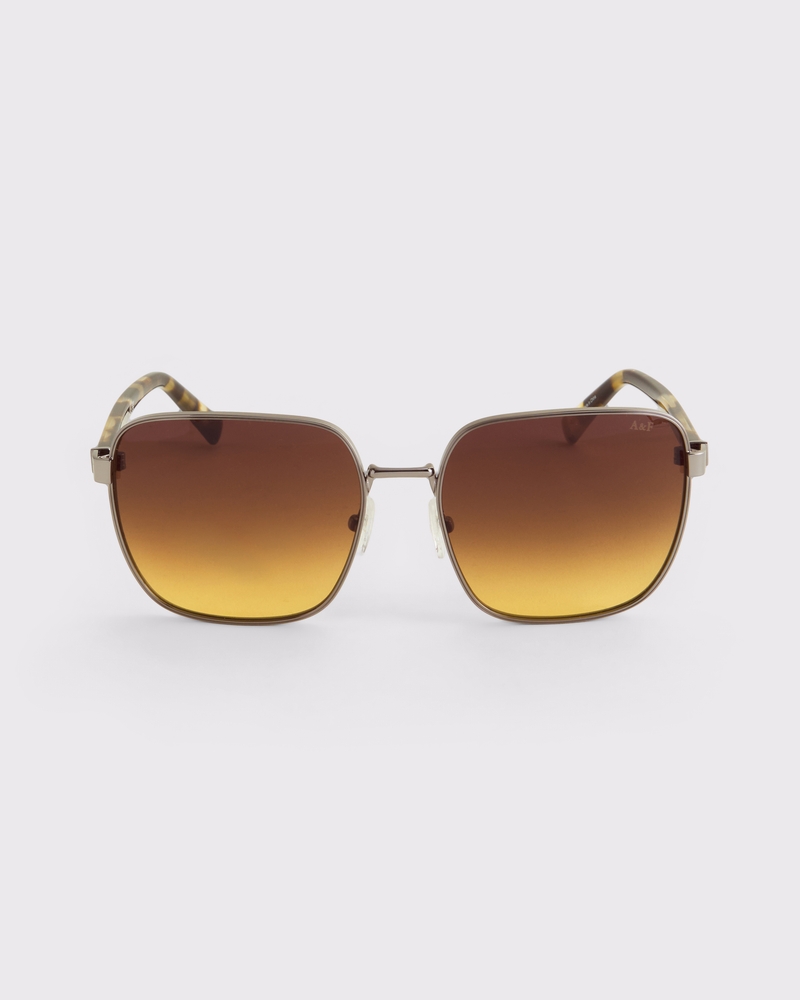 gold frame & gold lens