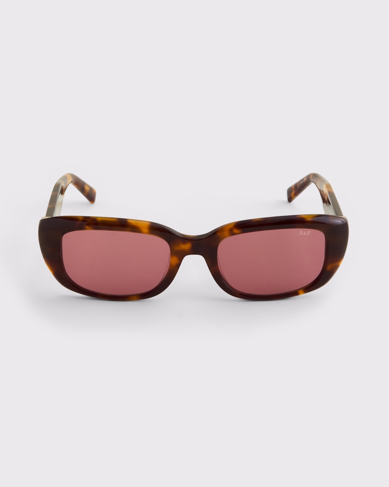 tortoise shell frame & rose lens