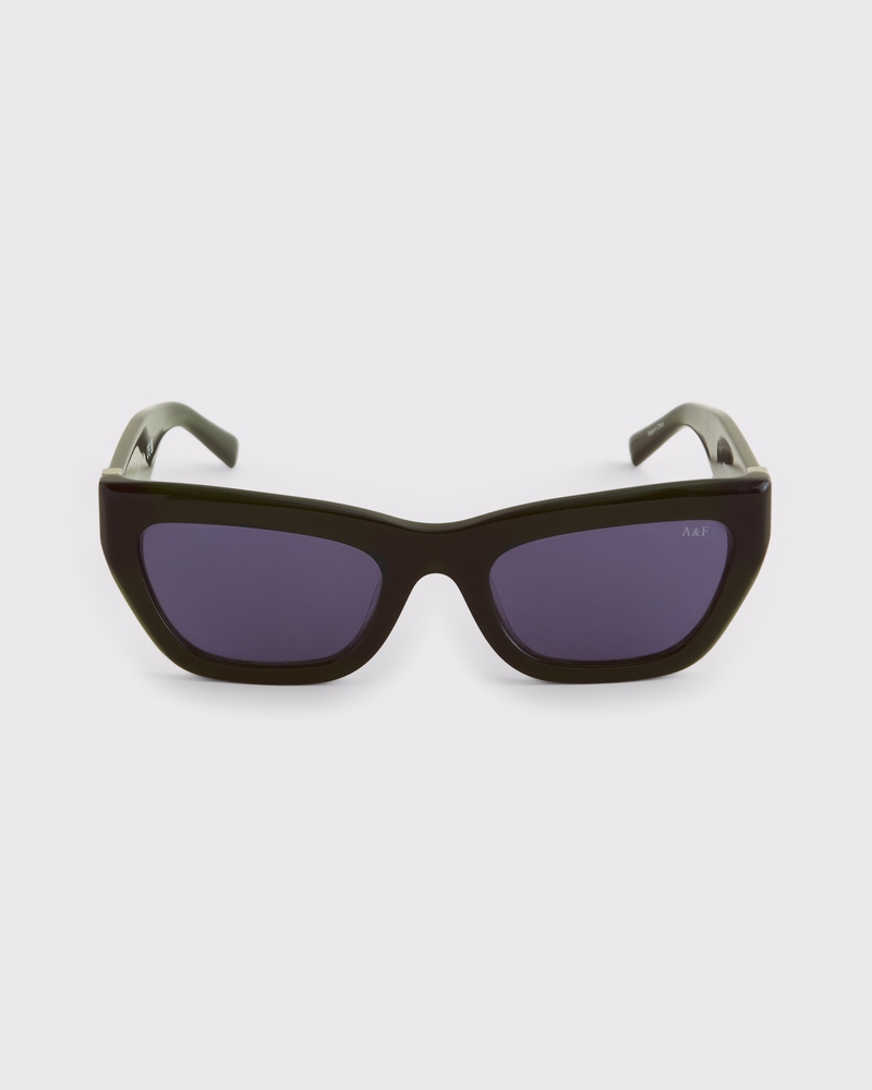 dark green frame & smoke lens