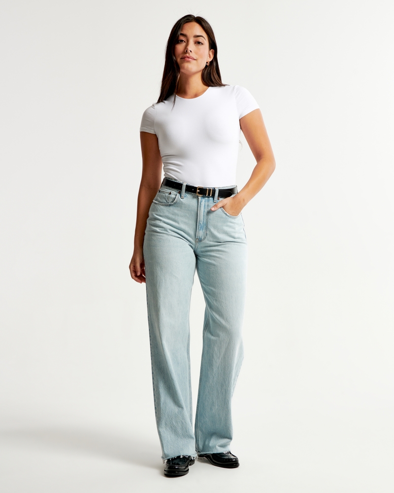 light with raw hem