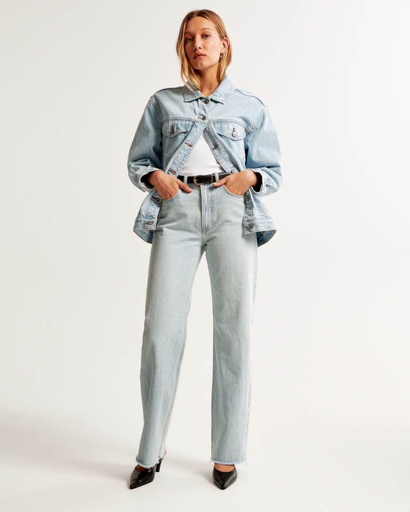 light with raw hem