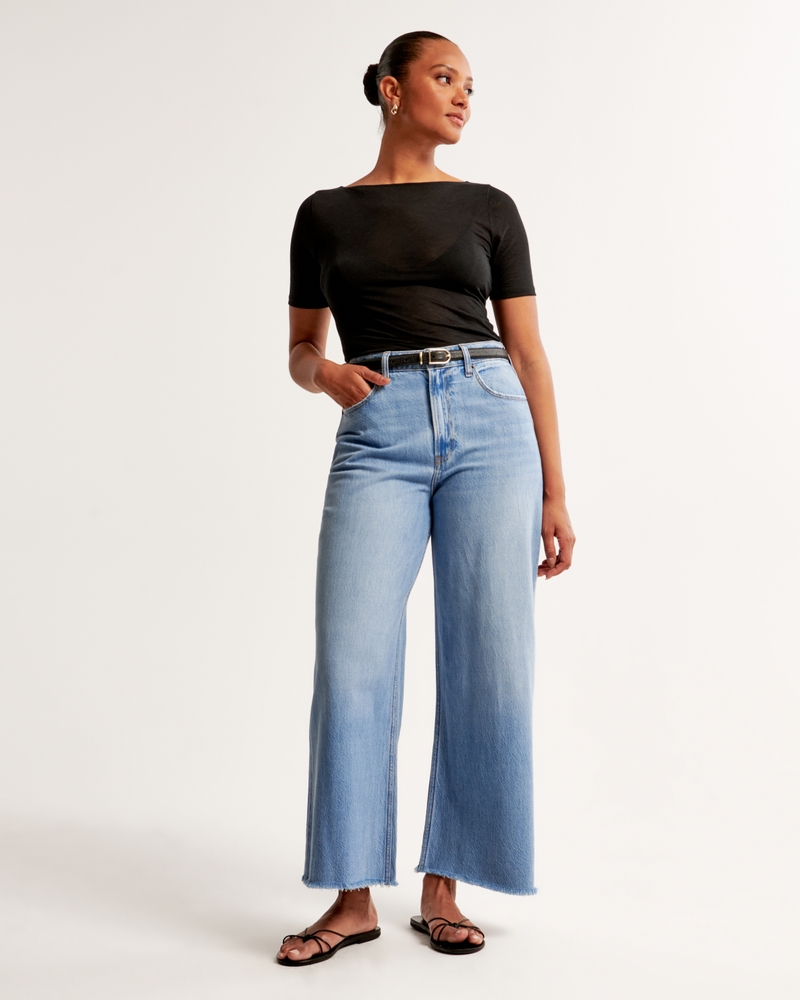 medium with raw hem