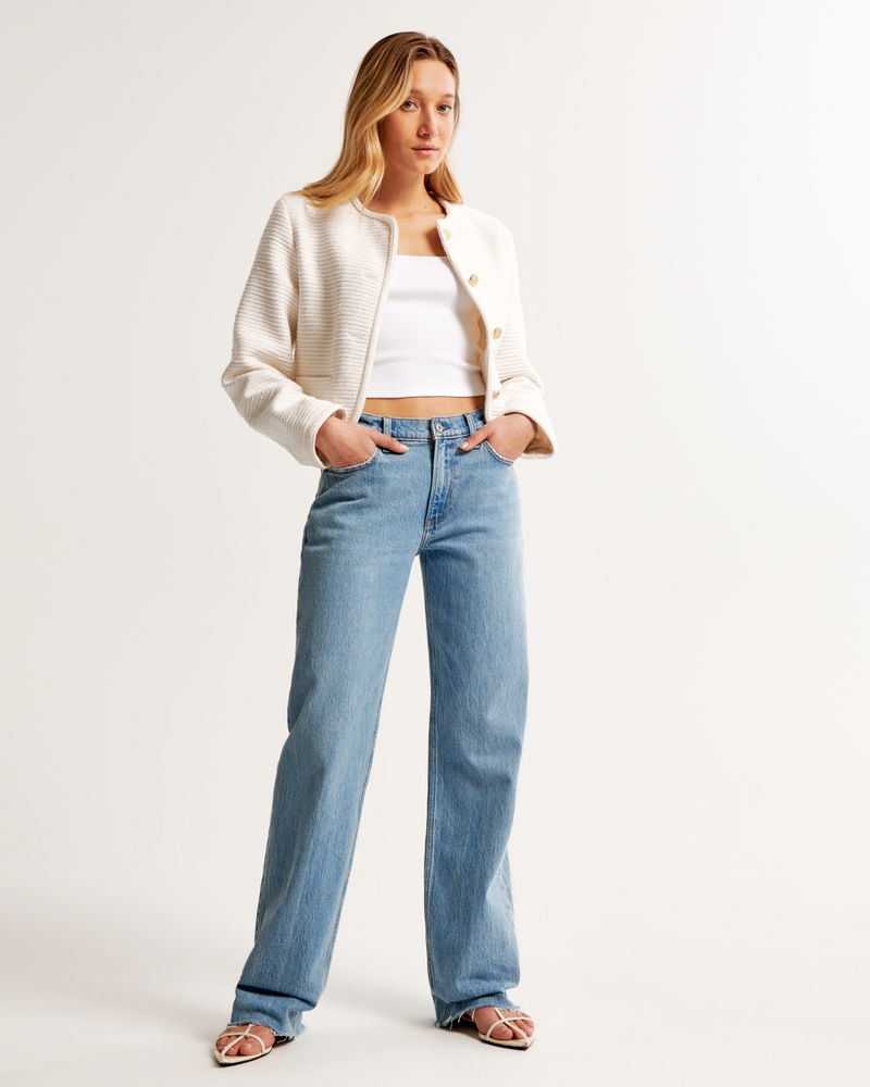 medium with raw hem