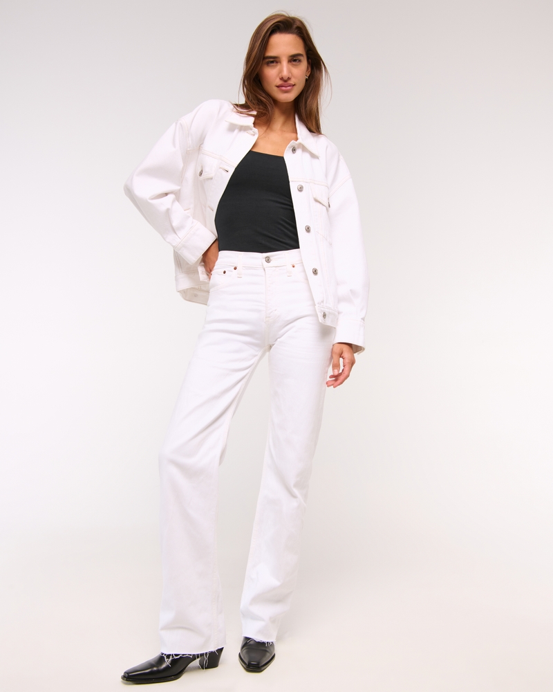 white raw hem