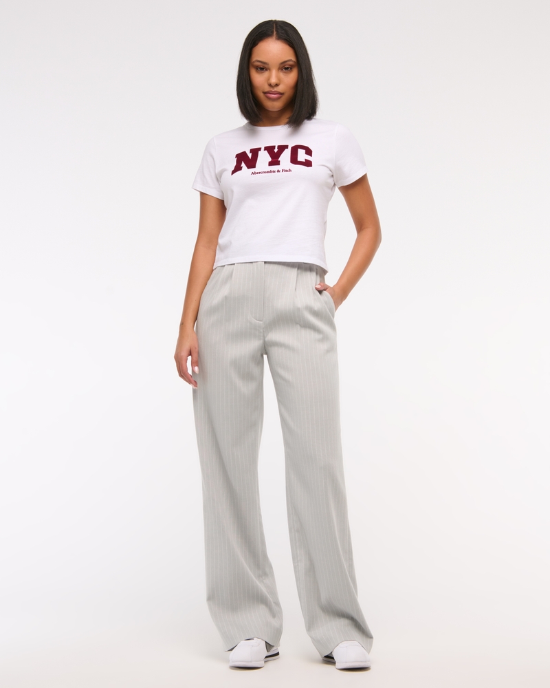 light gray pinstripe