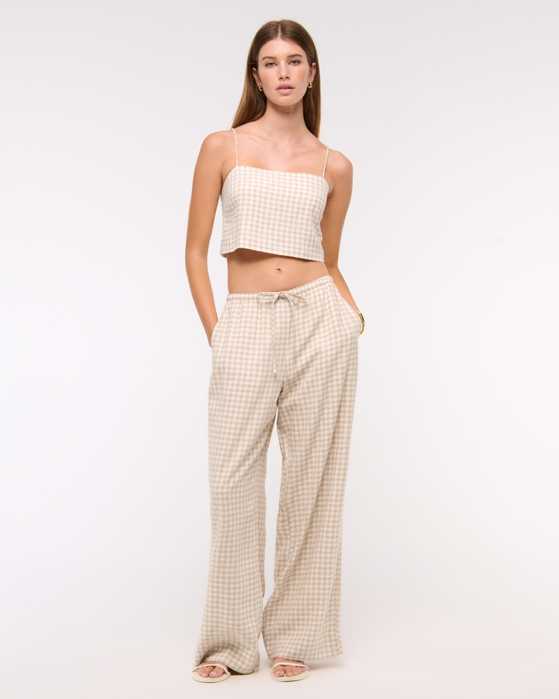 light brown gingham