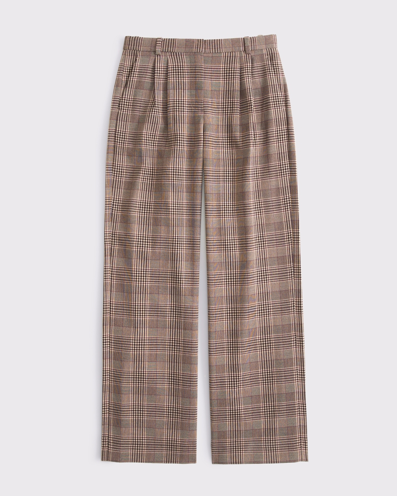 brown plaid