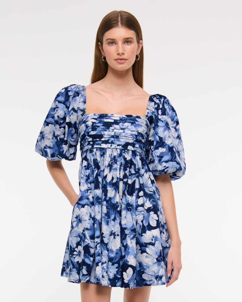 blue floral
