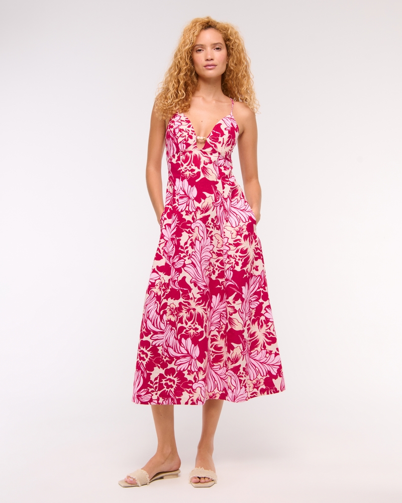 red floral