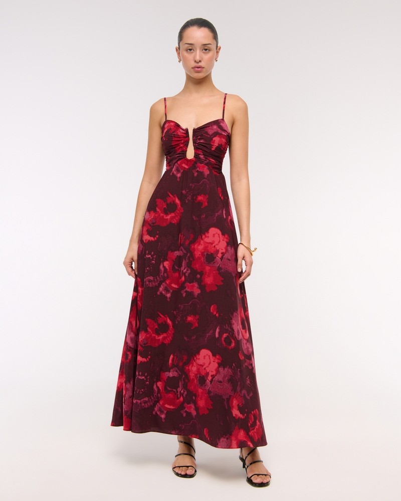 burgundy floral
