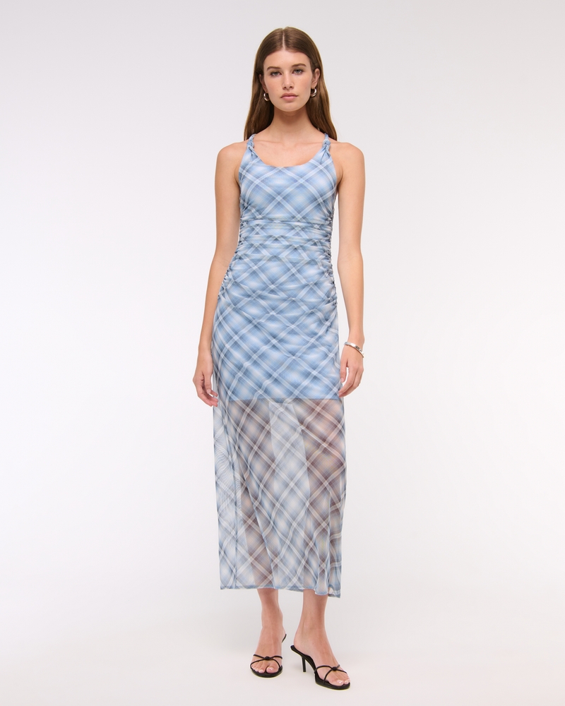blue plaid