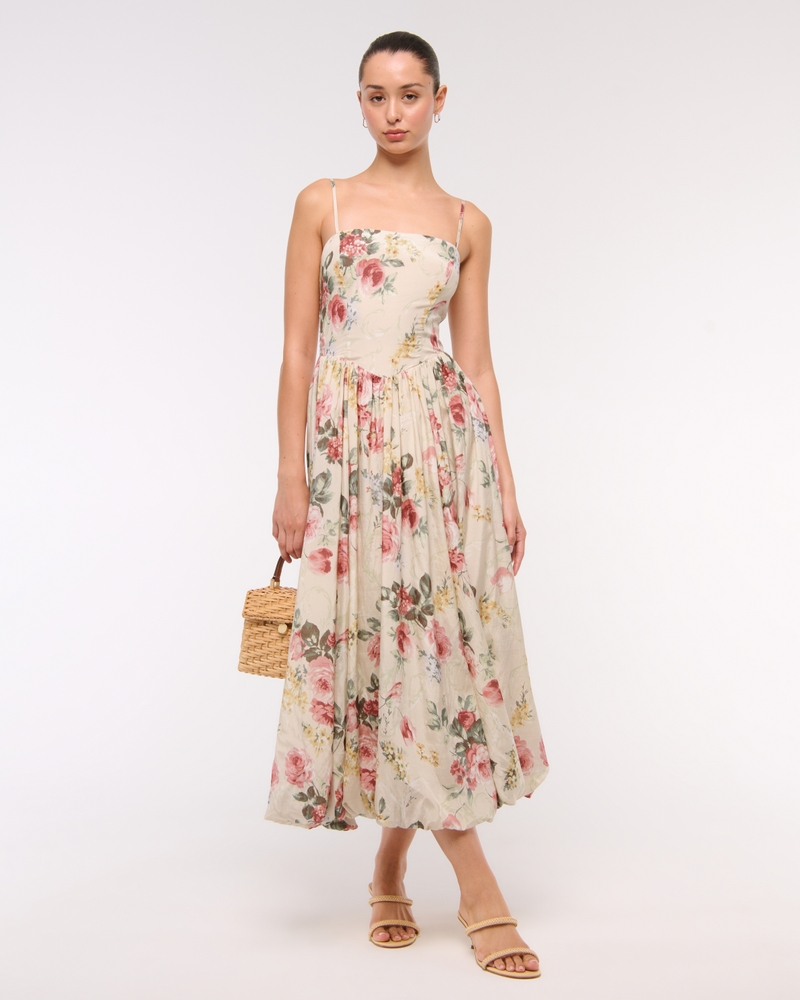 cream floral