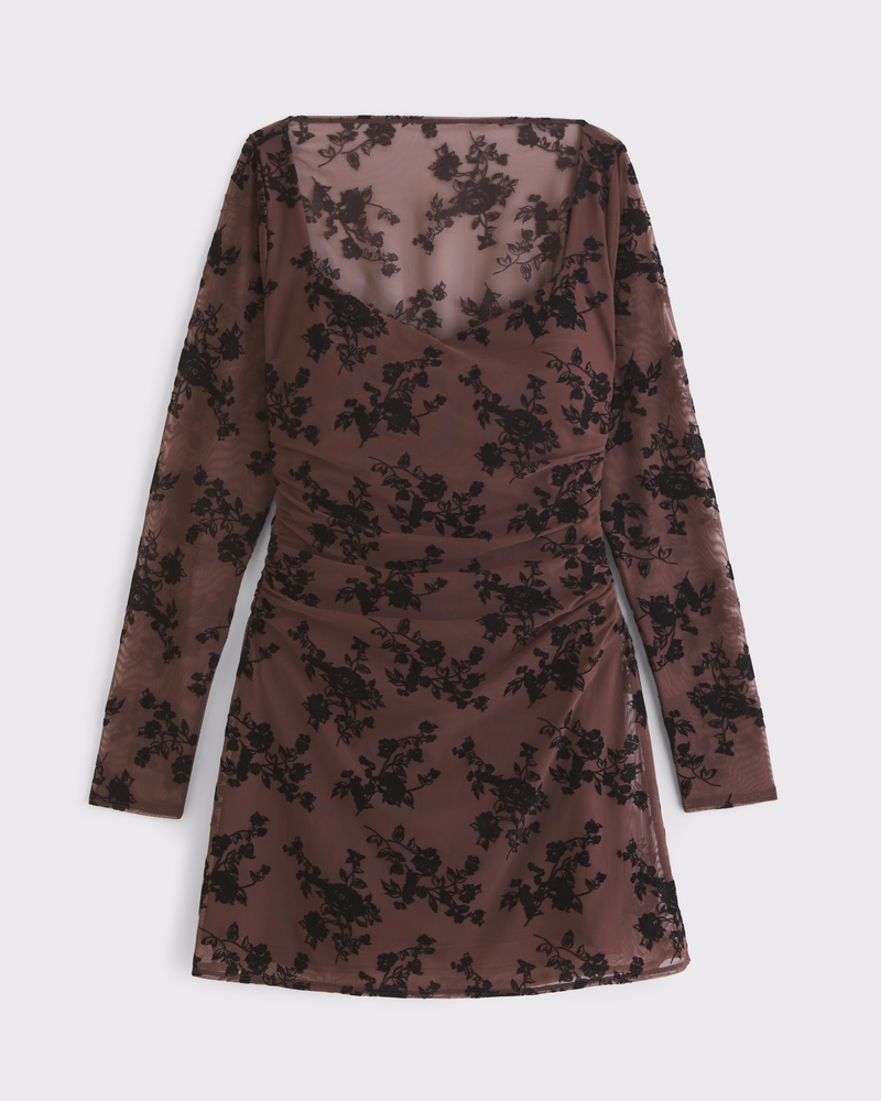 brown floral
