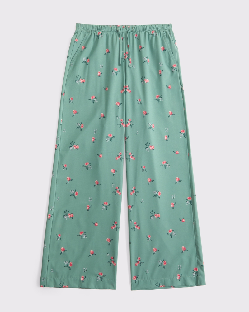 green floral