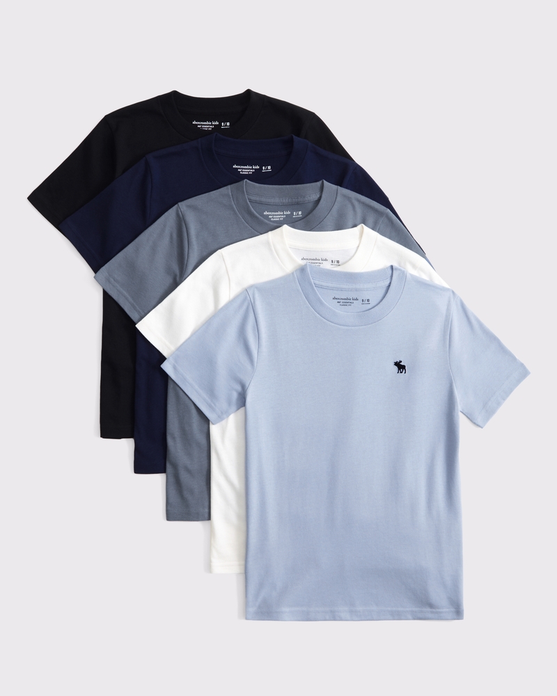 5-pack icon crew tees