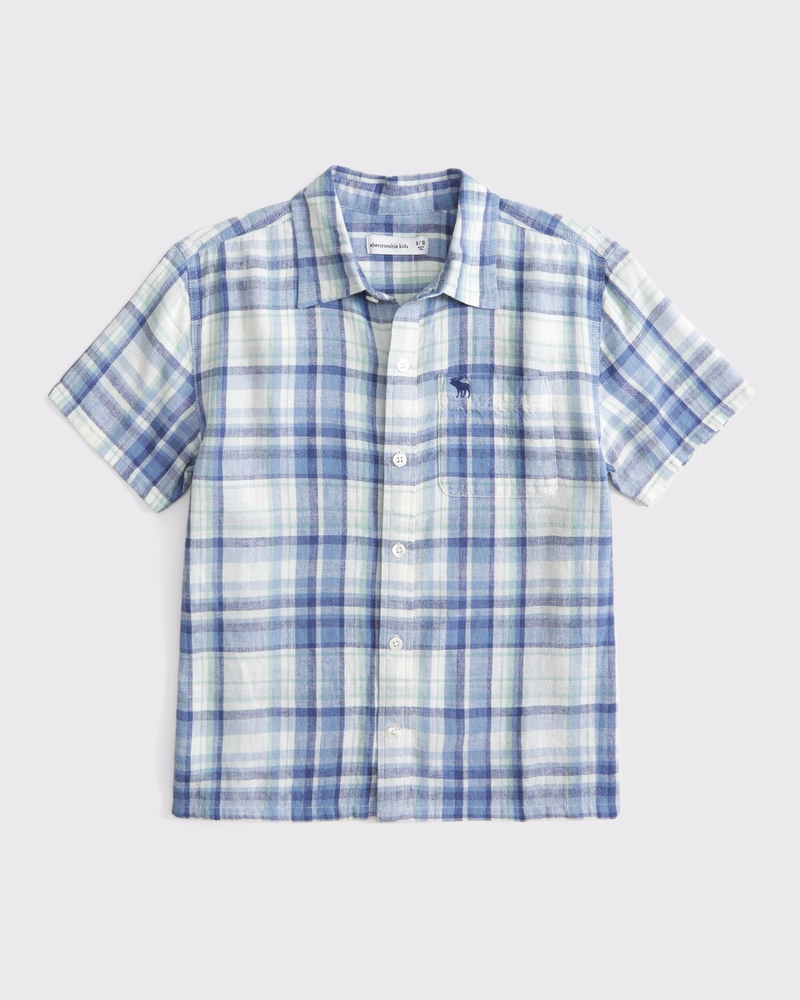 blue plaid