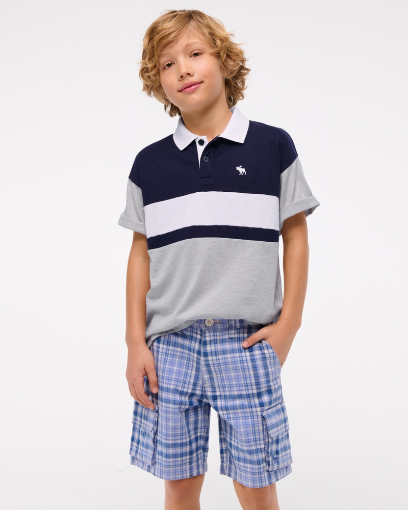 blue plaid