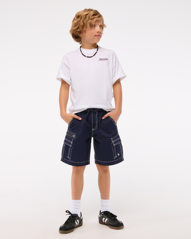 plaid cargo shorts