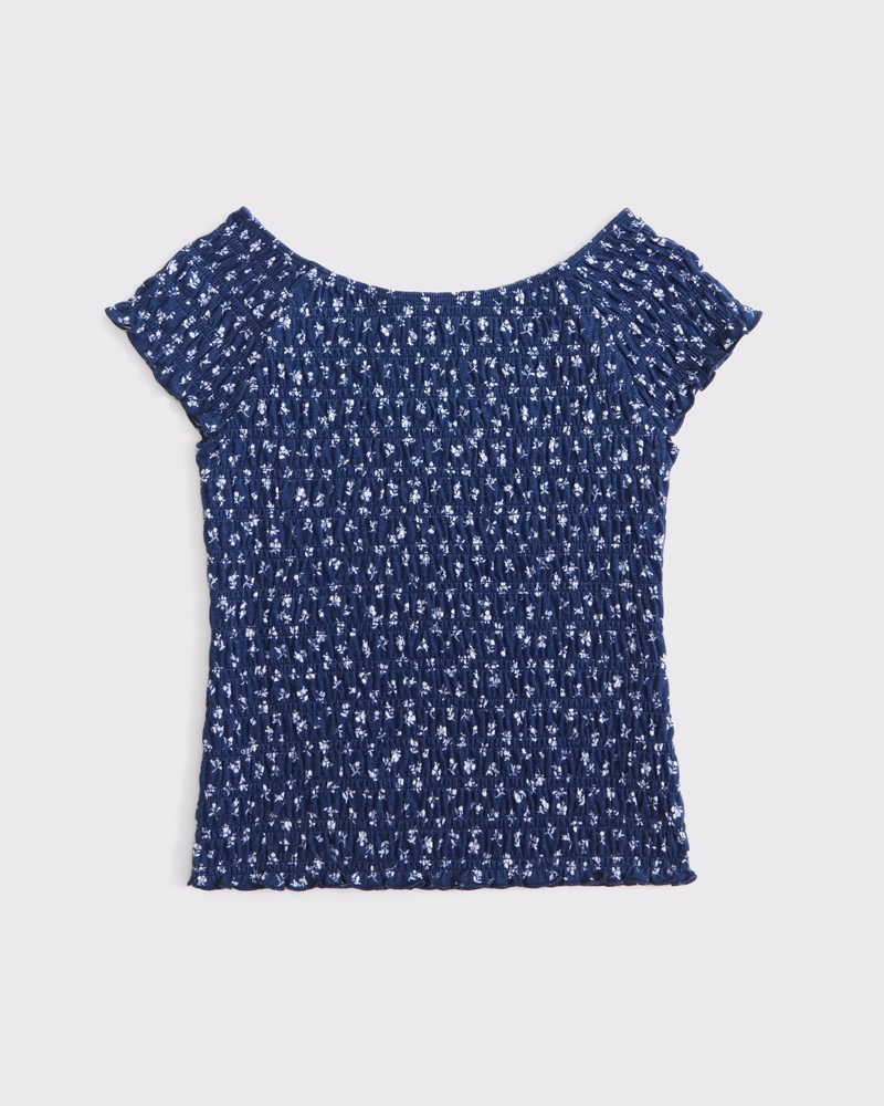 blue floral