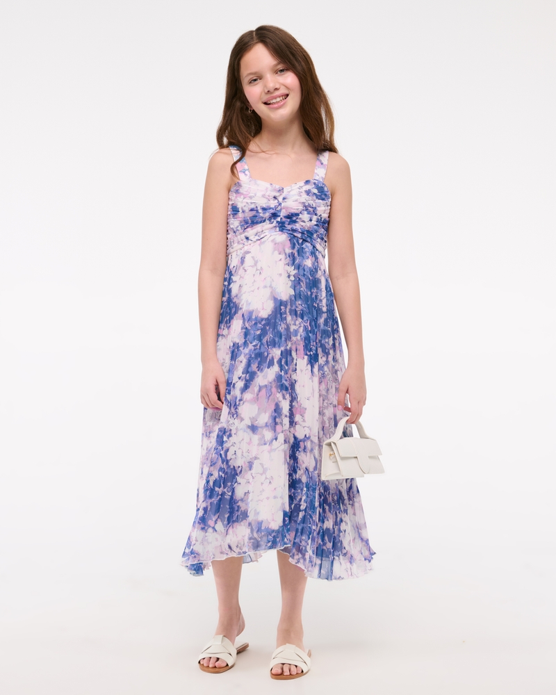 navy and purple floral